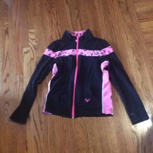 Long sleeved pink cheetah print jacket
